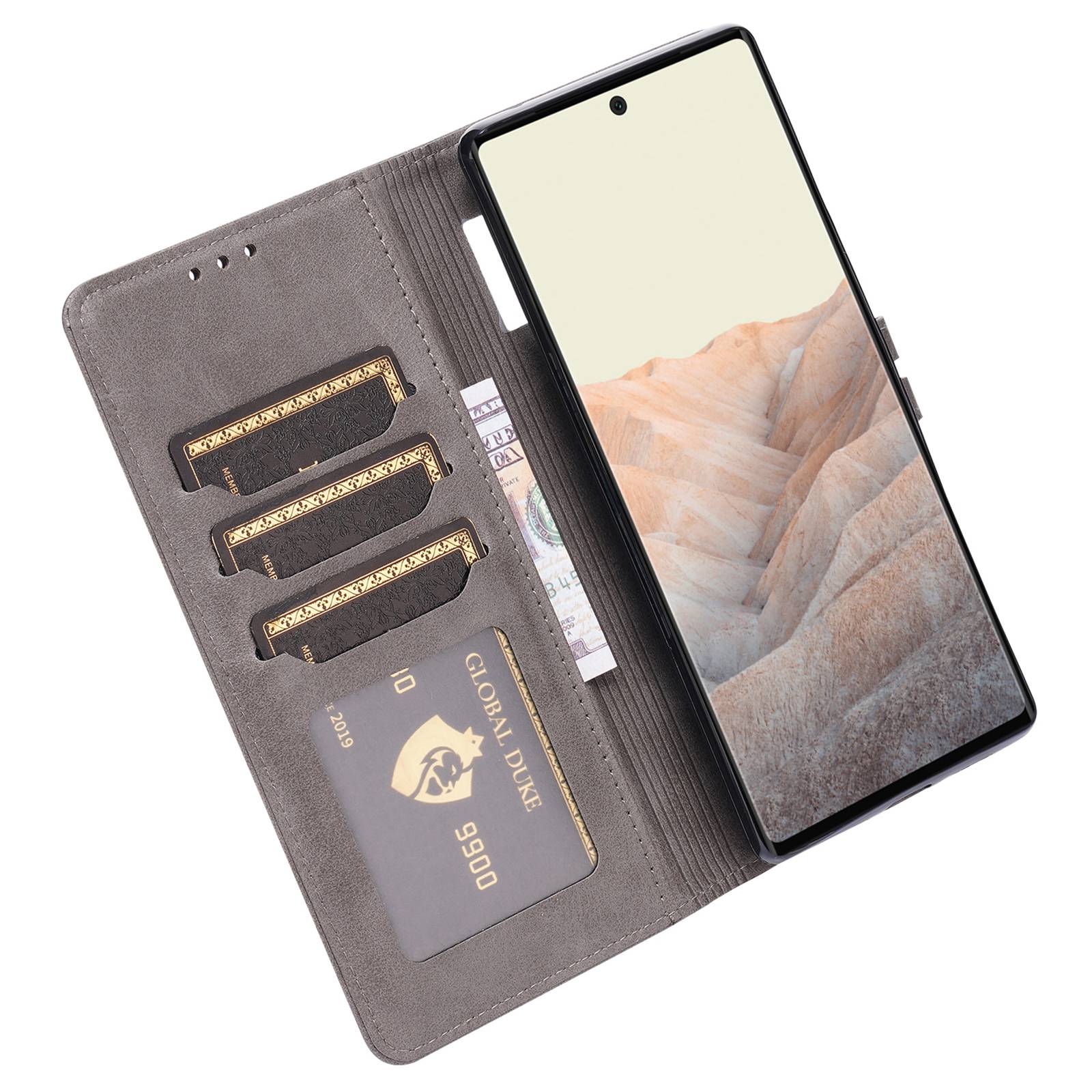 For Google Pixel 7a PU Leather Stand Wallet Case Happy Cat Pattern Imprinted Magnetic Clasp Phone Cover For Google Pixel 7a PU Leather Stand Wallet Case Happy Cat Pattern Imprinted Magnetic Clasp Phone Cover